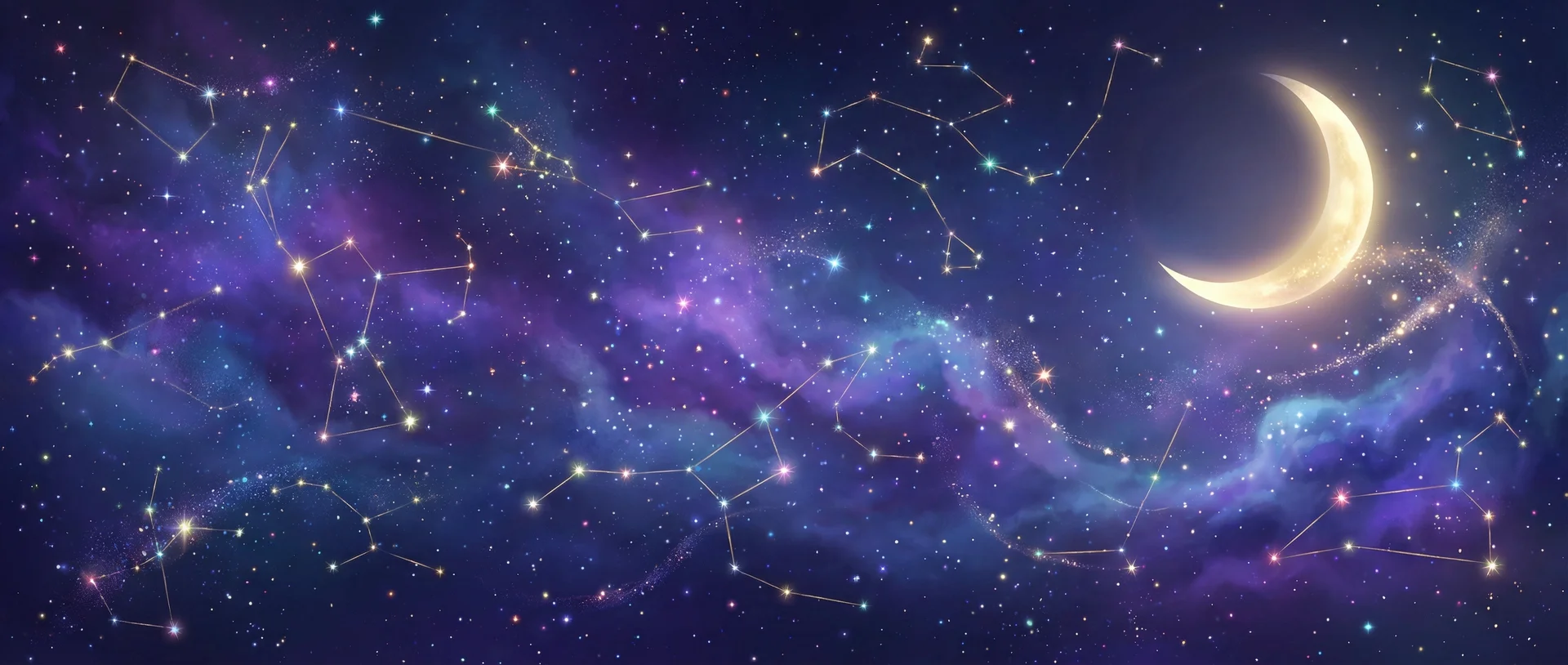 星空背景 - 渣男和渣女在一起抹胸 | 每日星座运势与塔罗占卜
